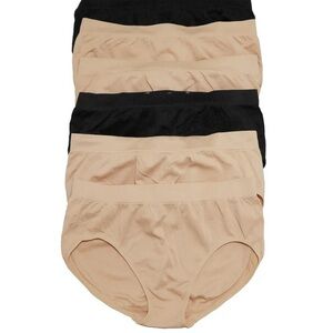 Angelina Women's Seamless Padded Butt Lifting Panties (6 PACK)
